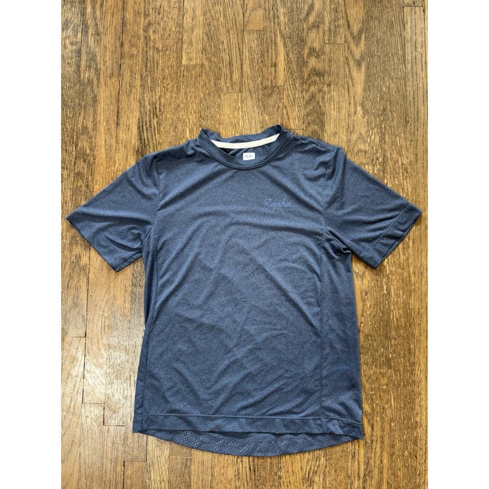 Rapha Trail Lightweight Technical T-Shirt Blue XX-Small XXS Cycling MTB Jersey